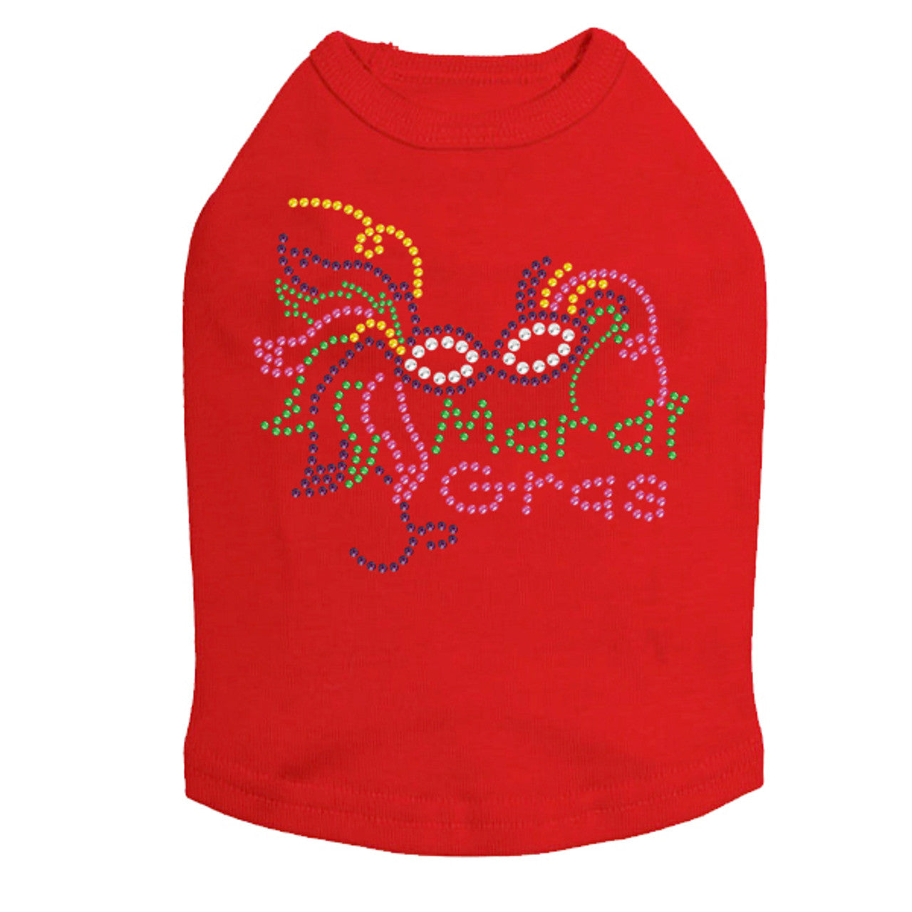 Mardi Gras Mask 5 - Dog Tank