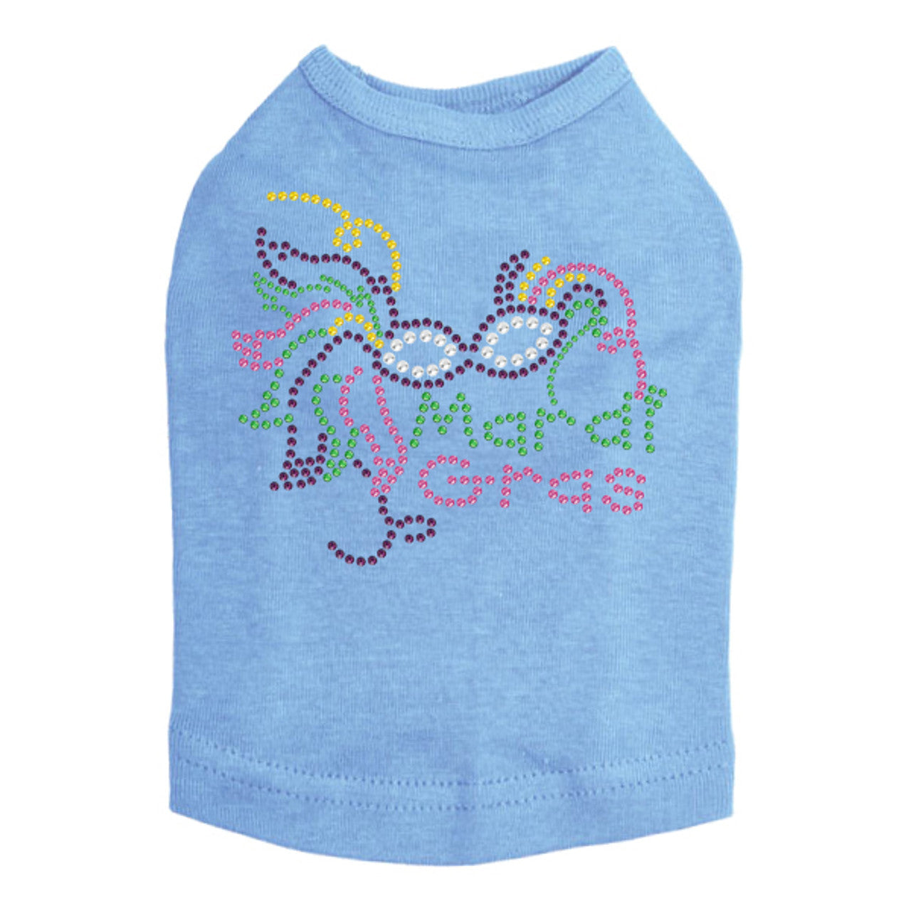 Mardi Gras Mask 5 - Dog Tank