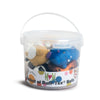 Ruff-Tex Bucket of Latex Balls Dog Toys, 10 Pack, Small