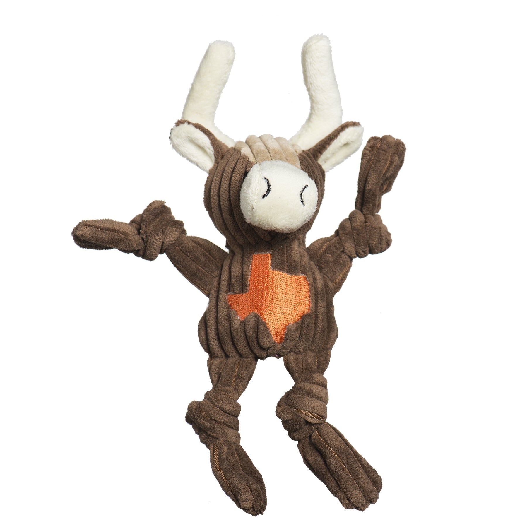 Texas Longhorn Knottie Plush Dog Toy