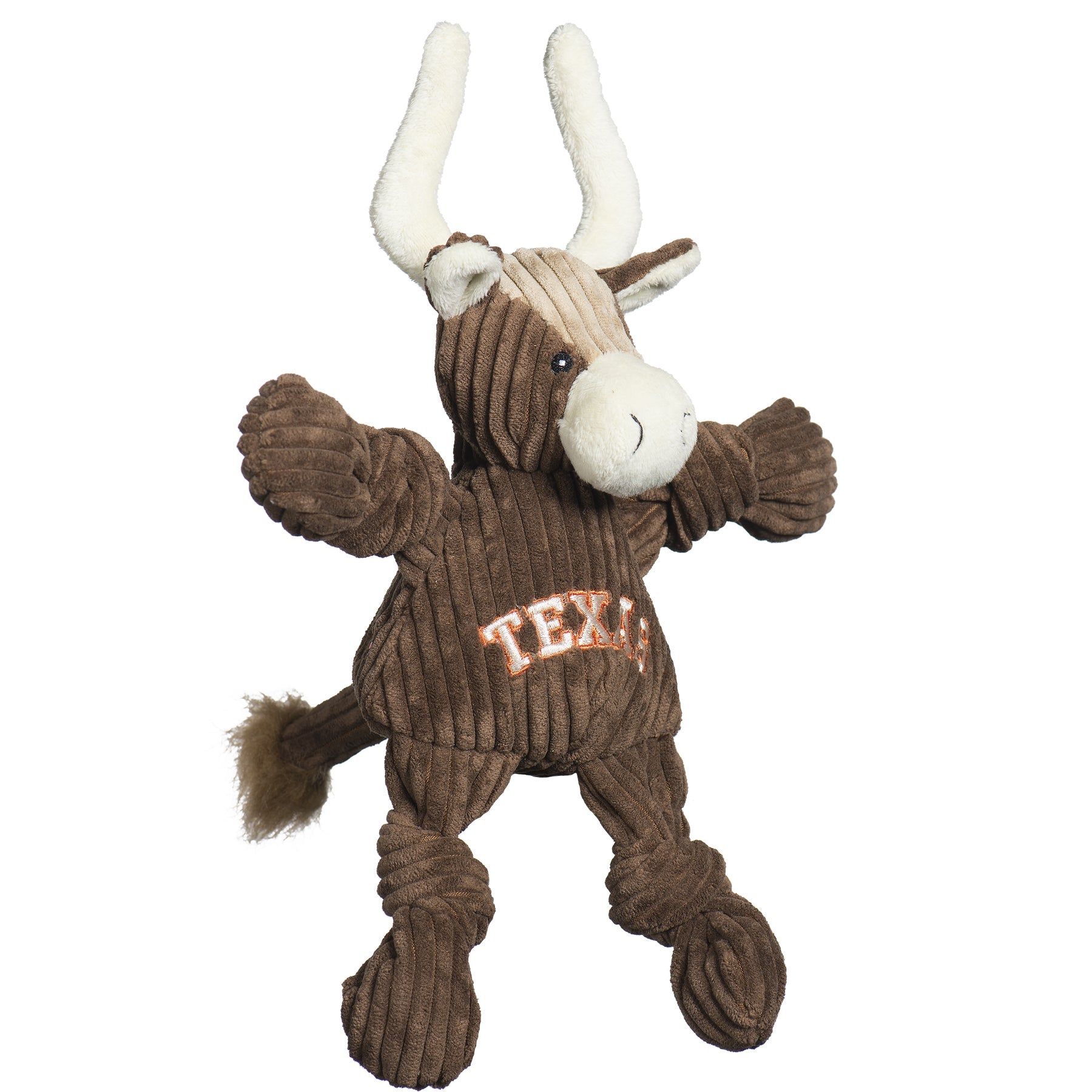 Texas Longhorn Knottie Plush Dog Toy