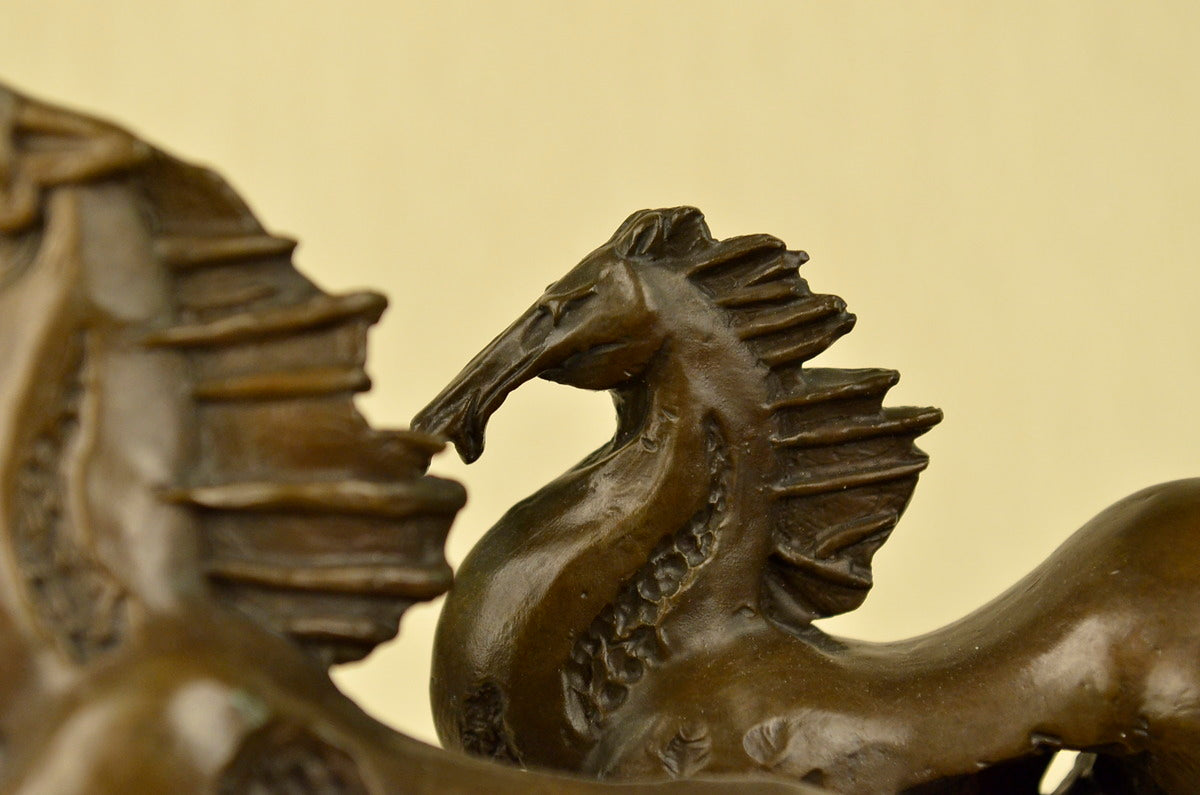 Signed Original Milo Dual Horses Horse Modern Art Abstract Sculpture Statue SALE