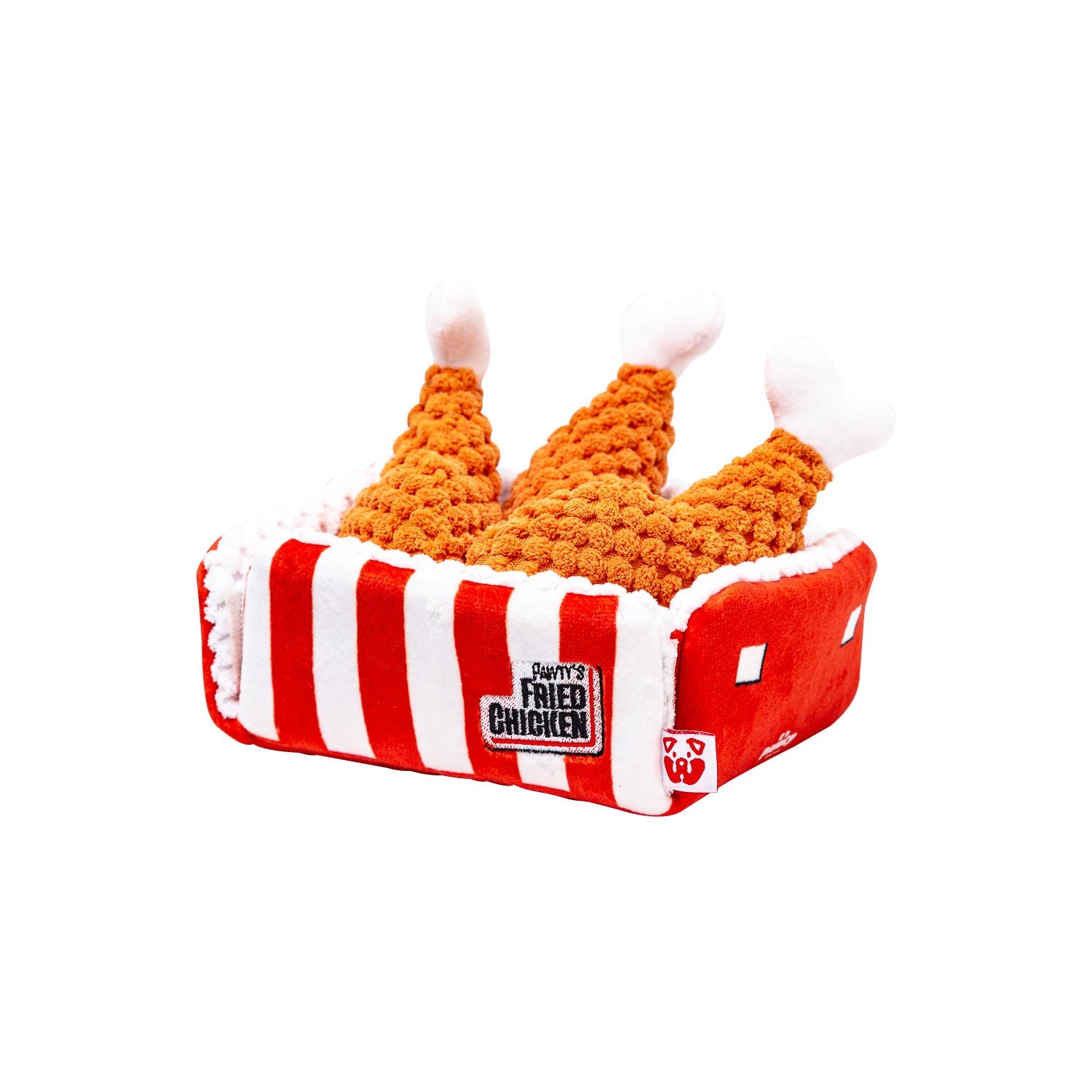 Pawty Fried Chicken Interactive Snuffle Dog Toy