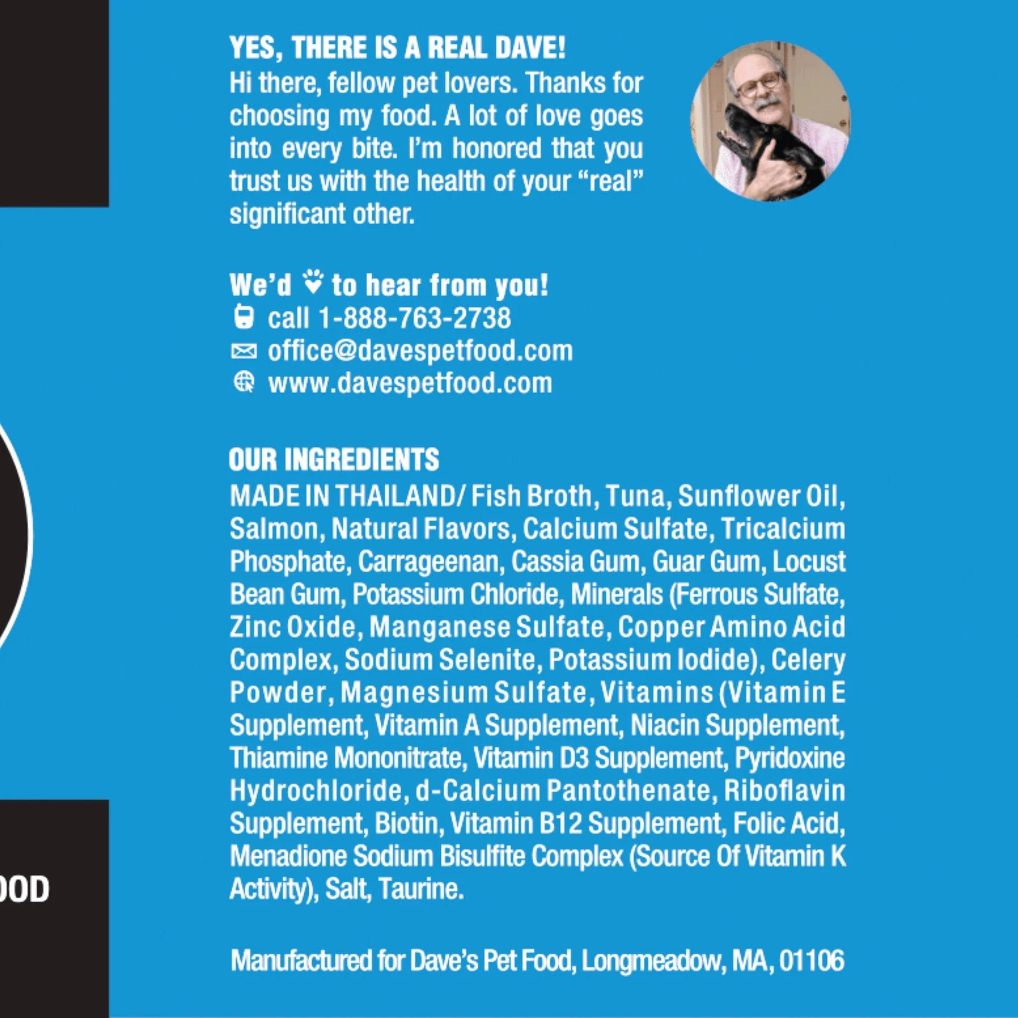 Daves Cat Food Naturally Healthy Grain Free Tuna & Salmon (13oz)