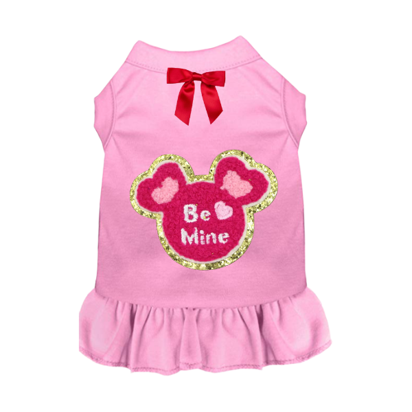 Bark 5th Ave., LLC Mon Amour Mouse Dog Dress / Shirt Pink pet supplies