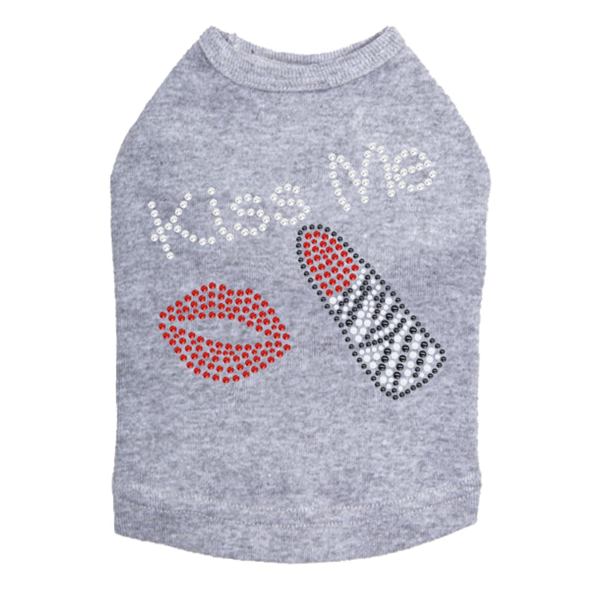 Kiss Me - Lips and Lipstick - Dog Tank