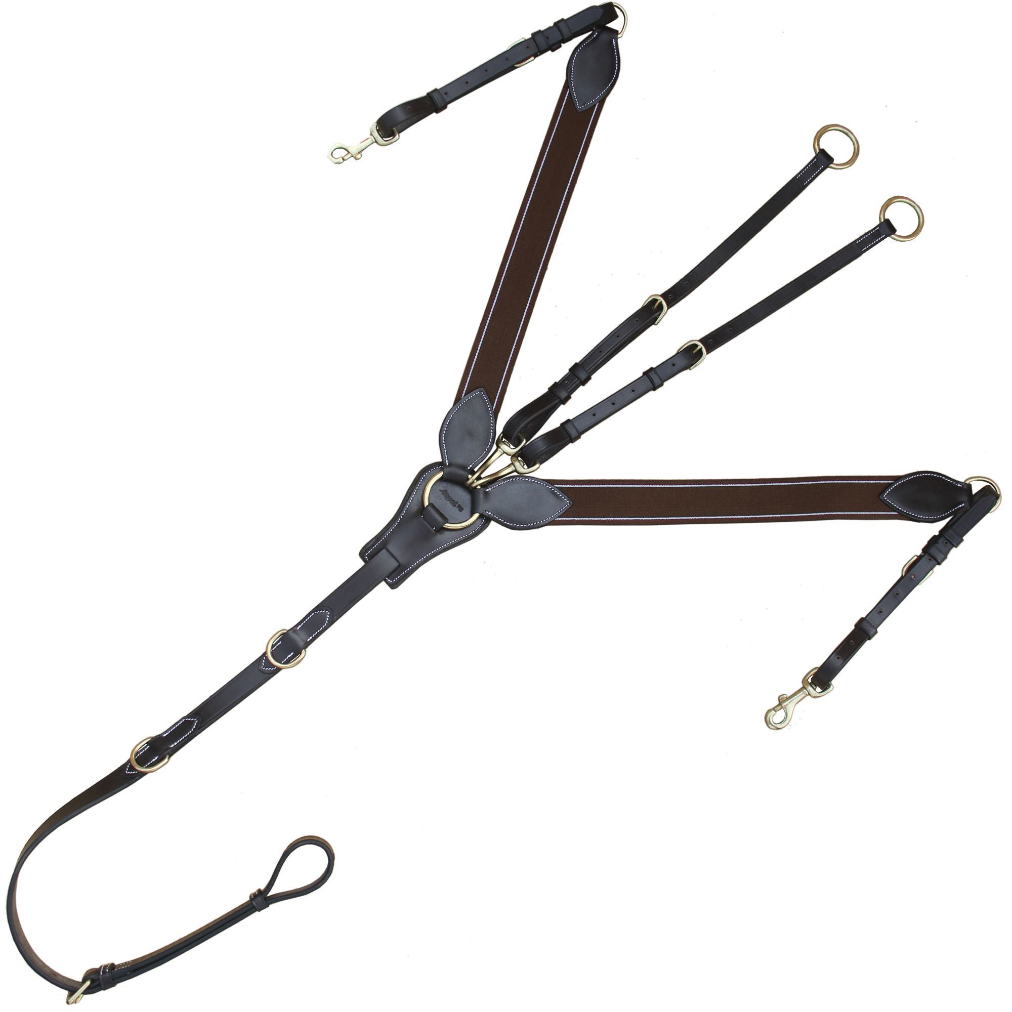 ExionPro Wide Elastic 3 Point Breastplate - Matching Elastic - HT Animal Supply