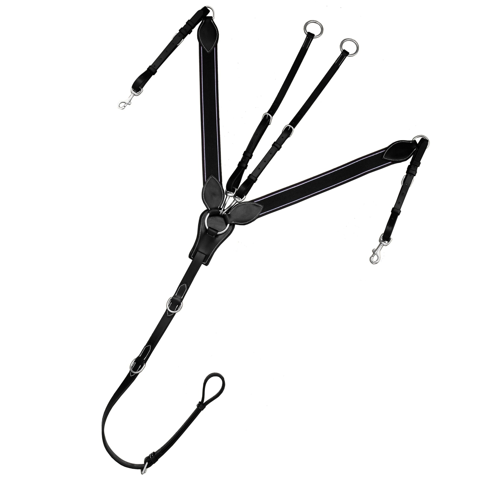 ExionPro Wide Elastic 3 Point Breastplate - Matching Elastic - HT Animal Supply