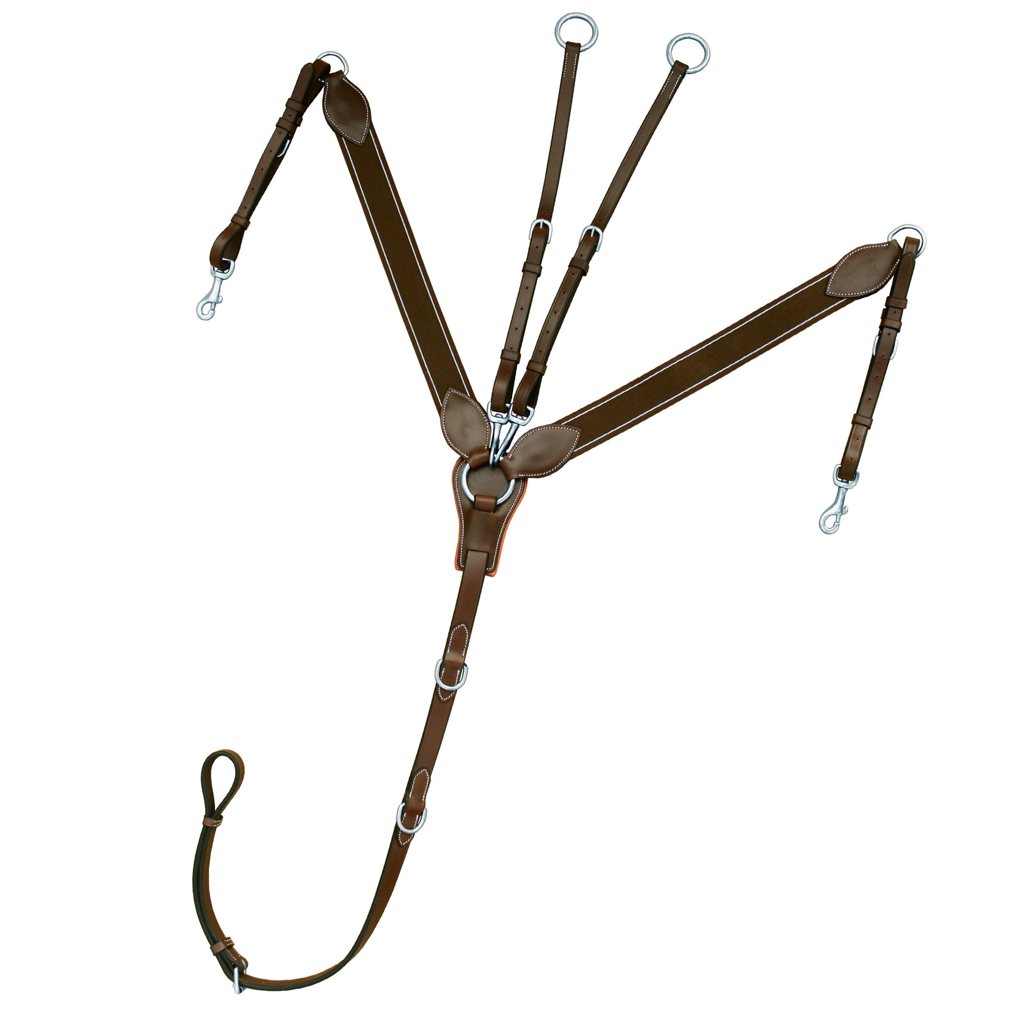 ExionPro Wide Elastic 3 Point Breastplate - Matching Elastic - HT Animal Supply