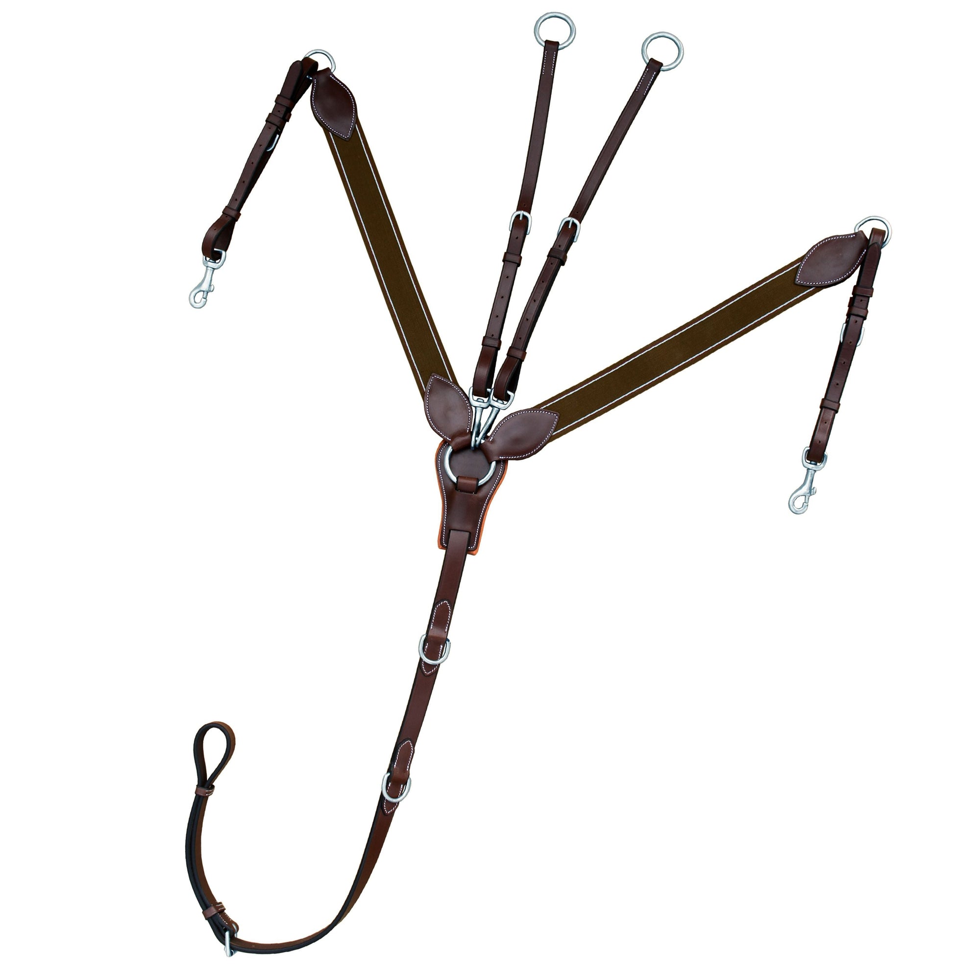 ExionPro Wide Elastic 3 Point Breastplate - Matching Elastic - HT Animal Supply