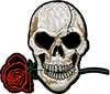 Skull with Rose - Patch