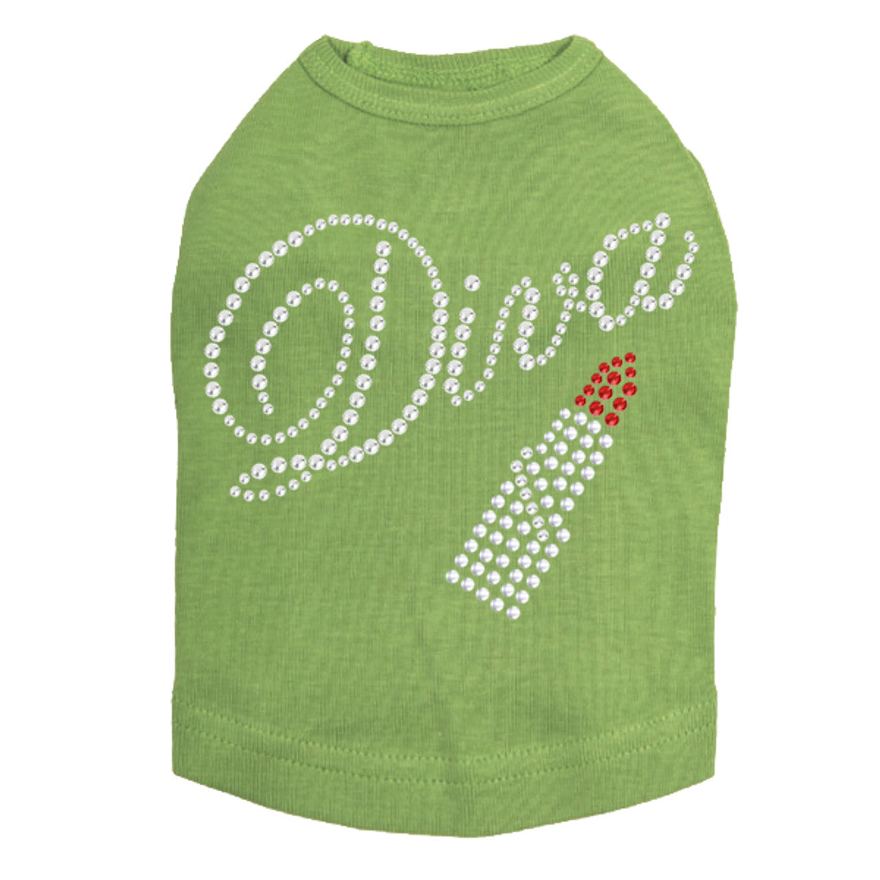 Diva with Red Lipstick - Dog Tank