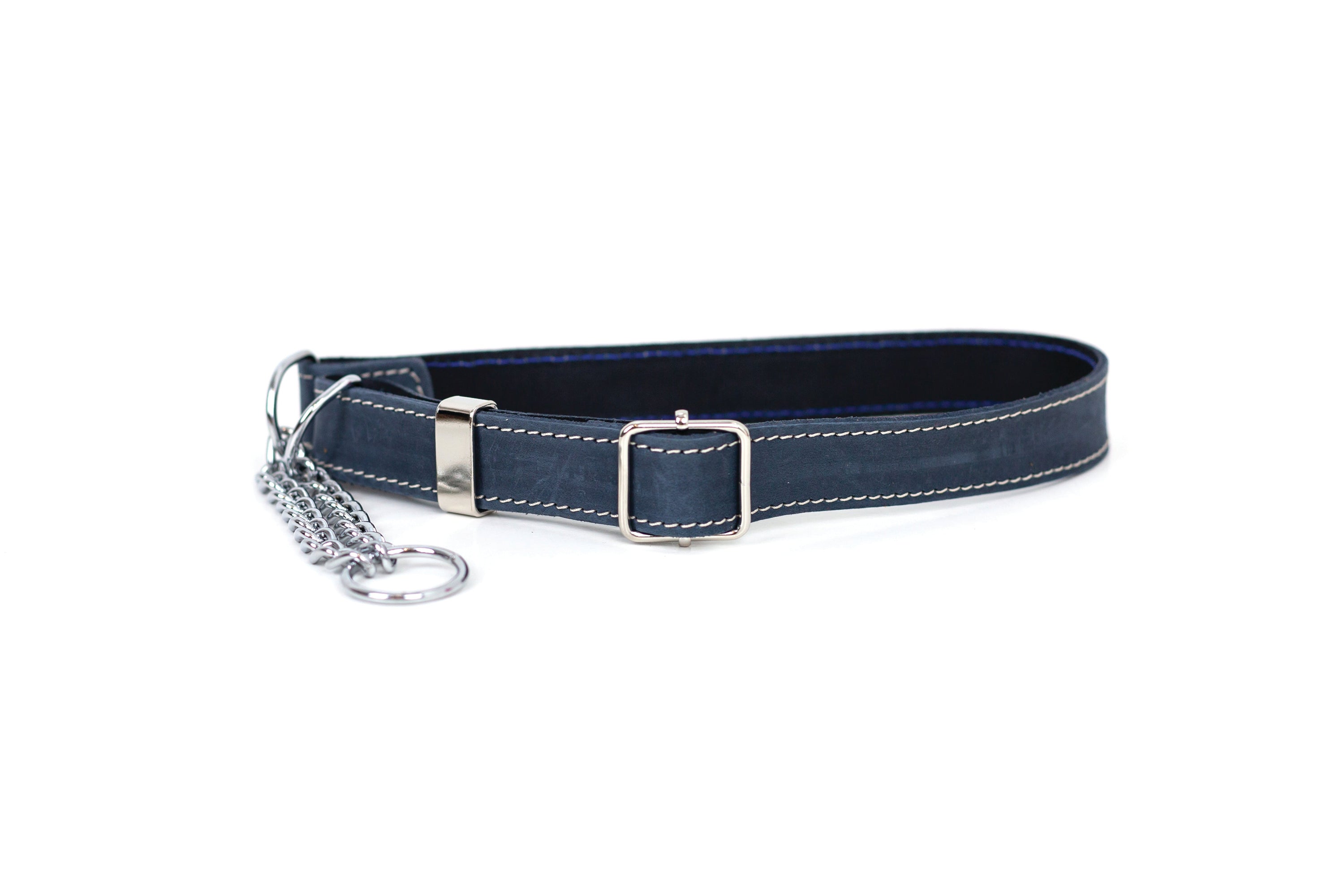 Martingale Leather Dog Collar
