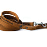 Sport Style Earth Brown Leather Leash