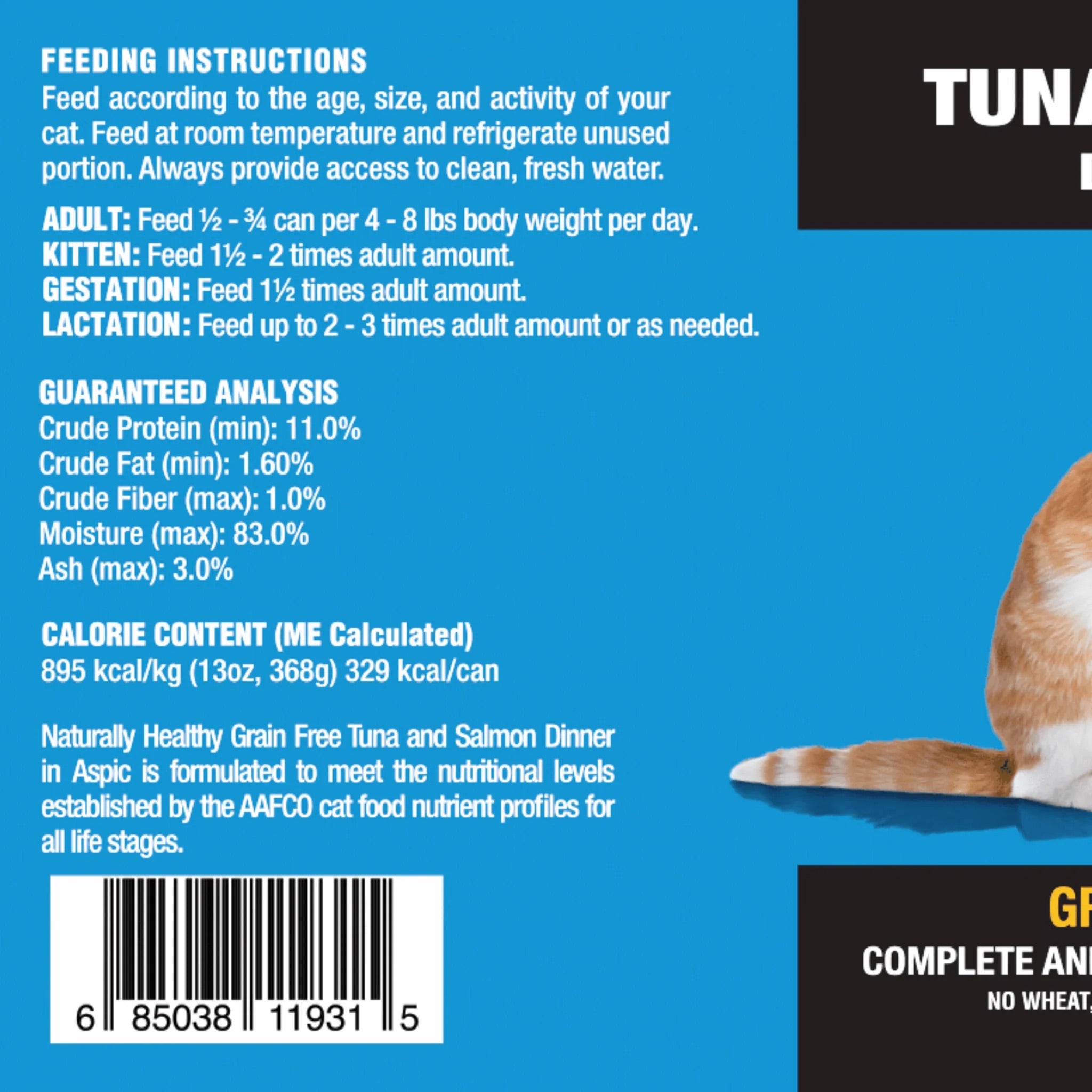 Daves Cat Food Naturally Healthy Grain Free Tuna & Salmon (13oz)
