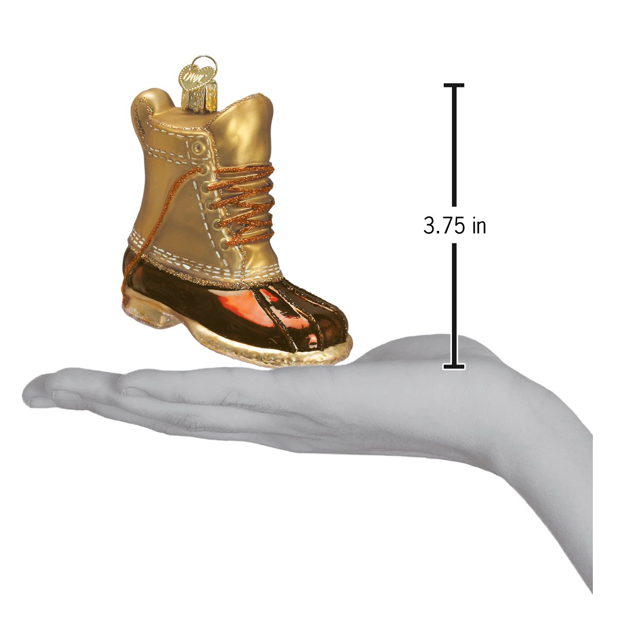 Old World Christmas: Field Boot Christmas Ornament