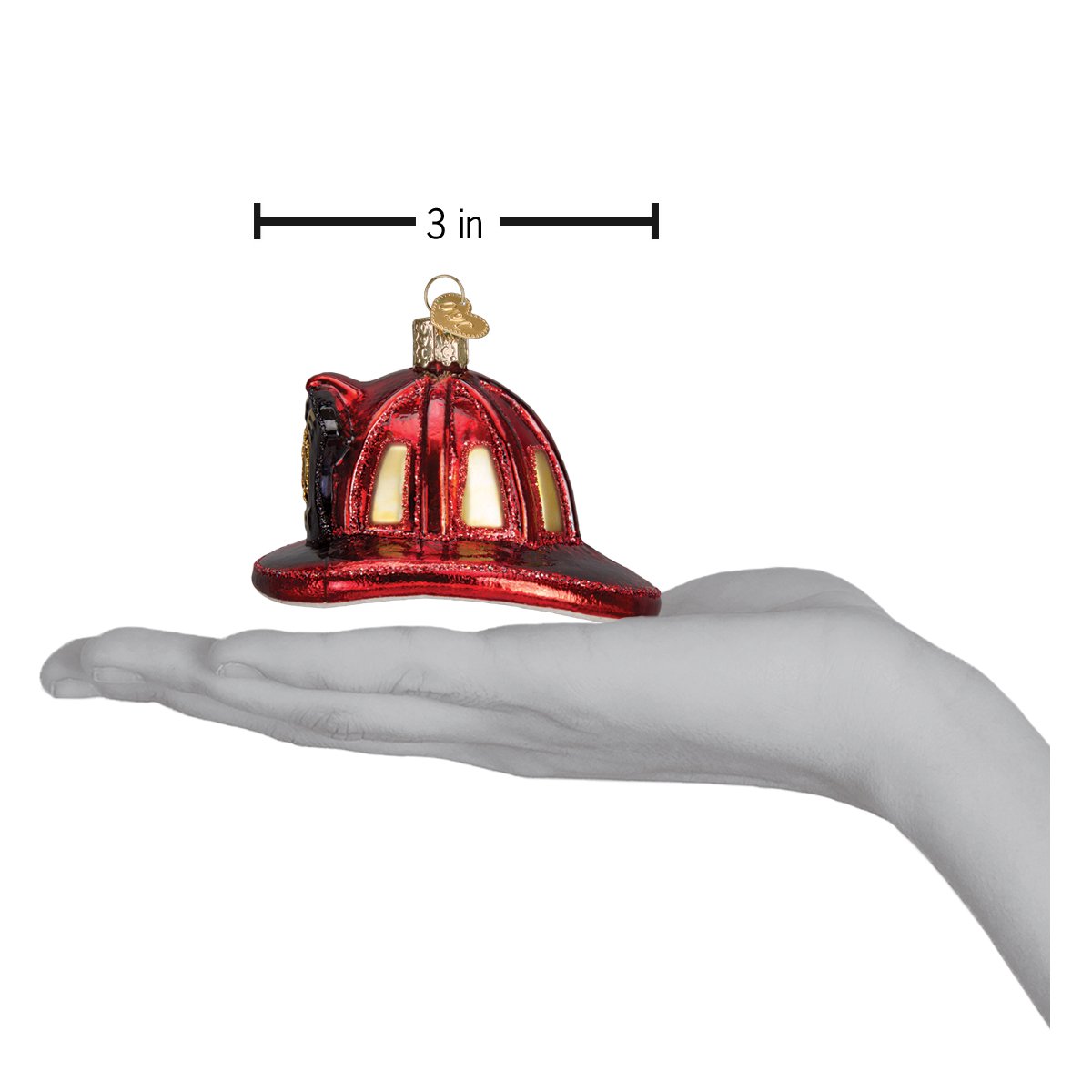Firemans Helmet Ornament
