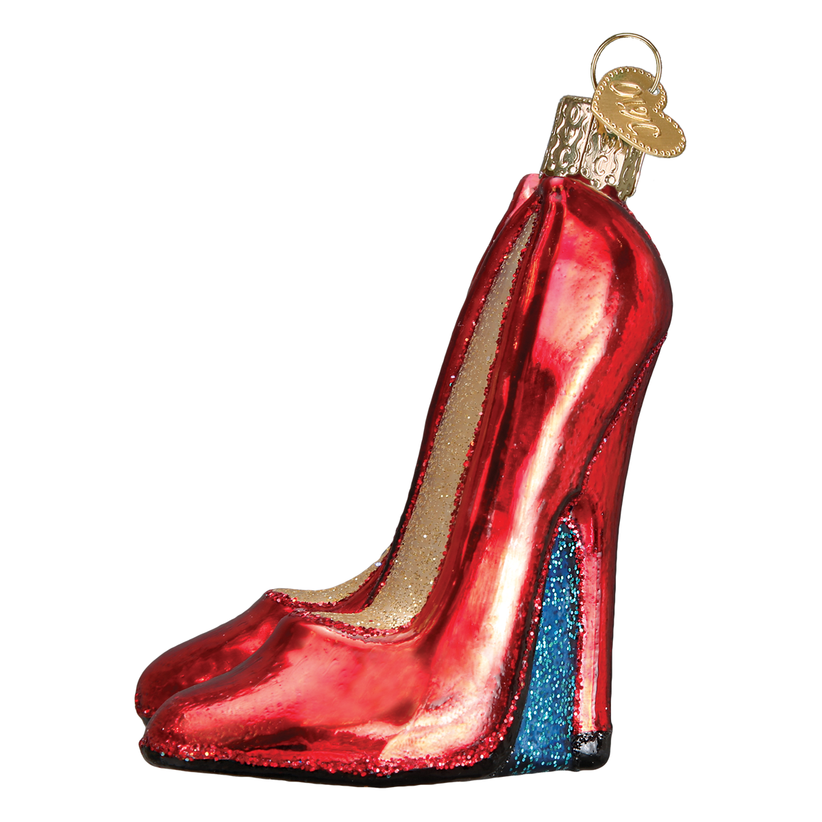 Old World Christmas: Glamour Heels Christmas Ornament