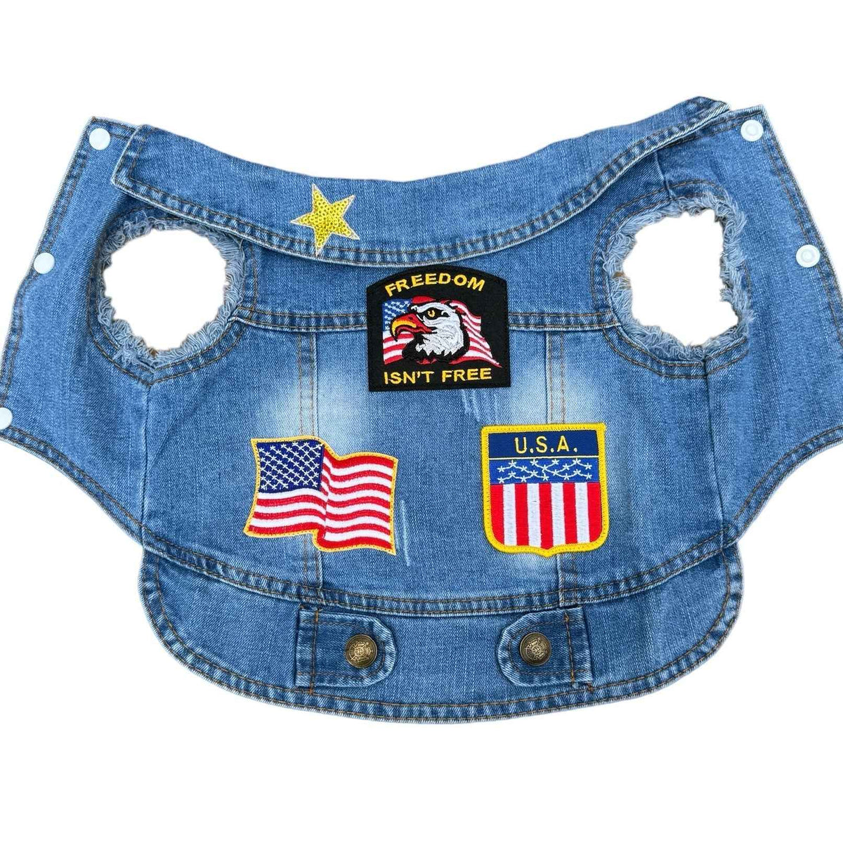 Heads or Tails Pup All American Dog Vest