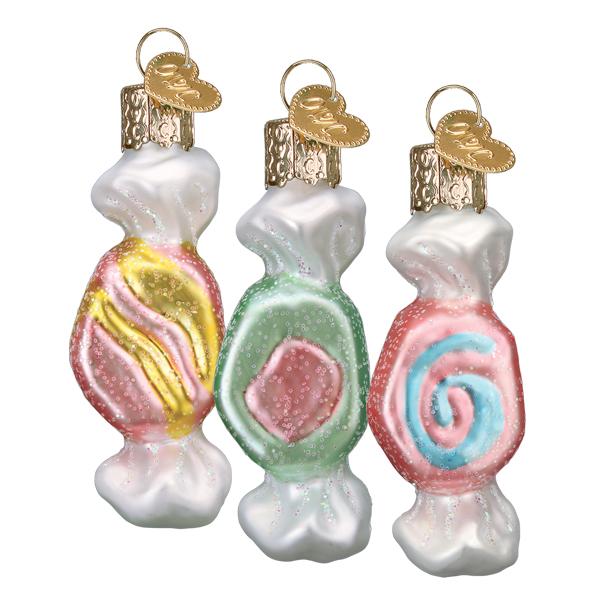 Old World Christmas: Salt Water Taffy Set (3pc) Christmas Ornament