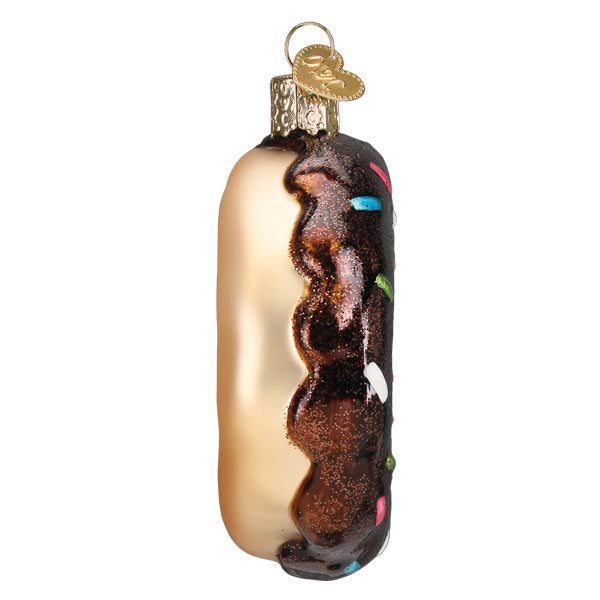 Old World Christmas: Chocolate Sprinkles Donut Christmas Ornament