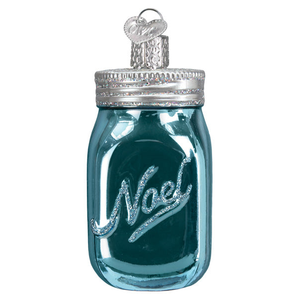 Old World Christmas: Mason Jar Christmas Ornament