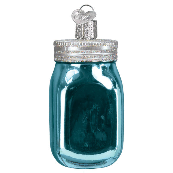 Old World Christmas: Mason Jar Christmas Ornament
