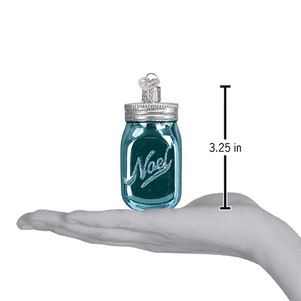 Old World Christmas: Mason Jar Christmas Ornament