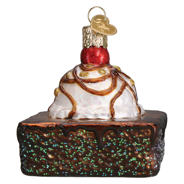 Old World Christmas: Brownie A La Mode Christmas Ornament