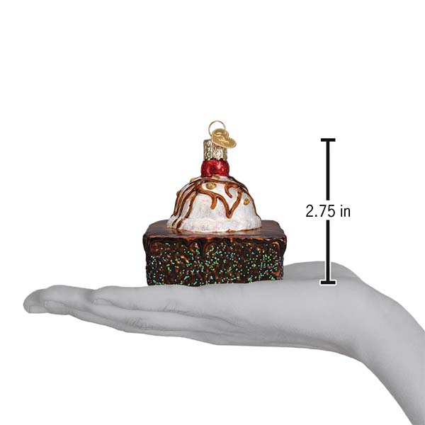 Old World Christmas: Brownie A La Mode Christmas Ornament