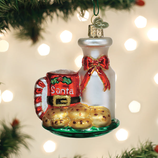 Santas Milk & Cookies Ornament