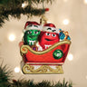 M&MS In Sleigh Ornament