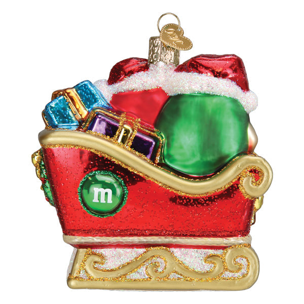 M&MS In Sleigh Ornament