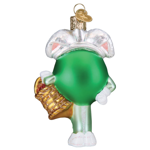 M&MS Green Easter Ornament