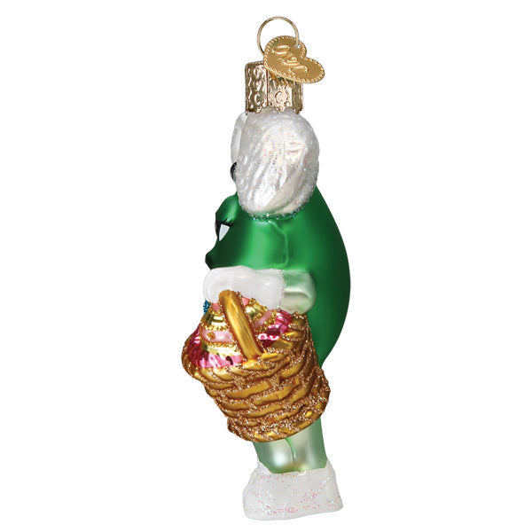 M&MS Green Easter Ornament