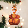 M&MS Orange Autumn Ornament