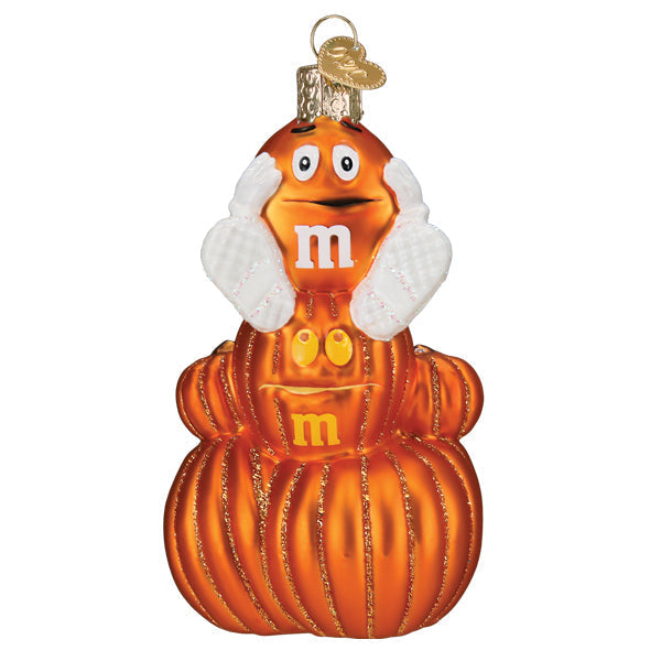 M&MS Orange Autumn Ornament
