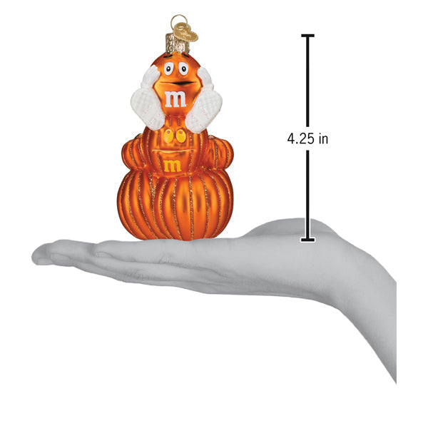 M&MS Orange Autumn Ornament