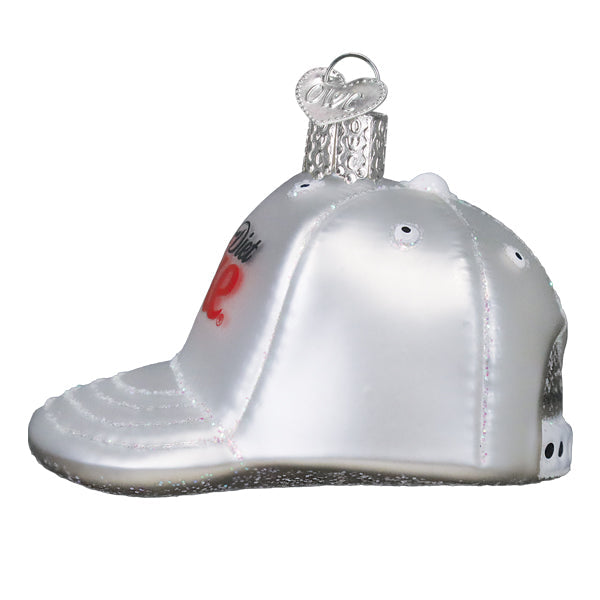 Old World Christmas: Diet Coke Baseball Cap Christmas Ornament