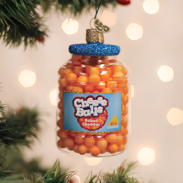 Old World Christmas: Cheese Balls Christmas Ornament