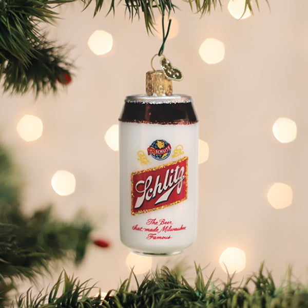 Schlitz Beer Can Ornament - HT Animal Supply
