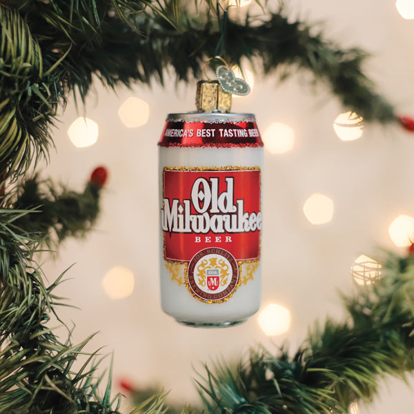 Old Milwaukee Beer Can Ornament - HT Animal Supply
