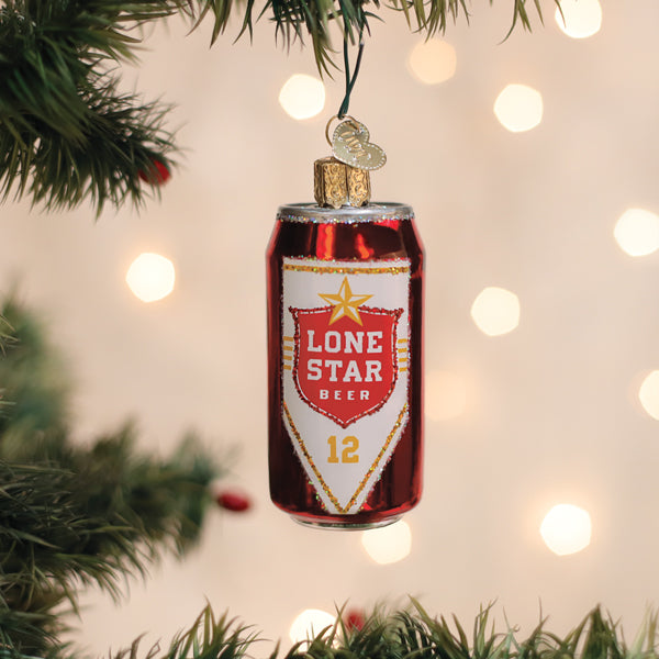 Lone Star Beer Can Ornament - HT Animal Supply
