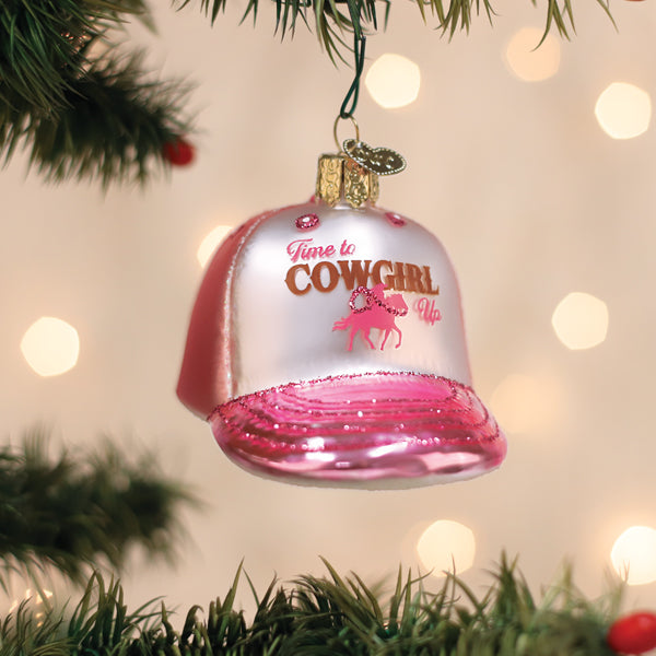Cowgirl Trucker Cap Ornament - HT Animal Supply