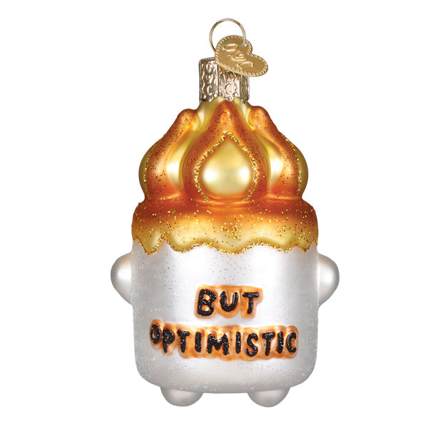 Old World Christmas: Burnt-out Marshmallow Christmas Ornament