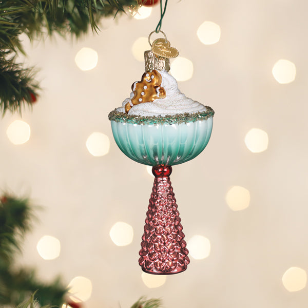 Old World Christmas: Gingerbread Glam Cocktail Christmas Ornament