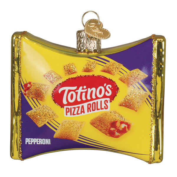 Old World Christmas: Totinos Pizza Rolls Bag Christmas Ornament