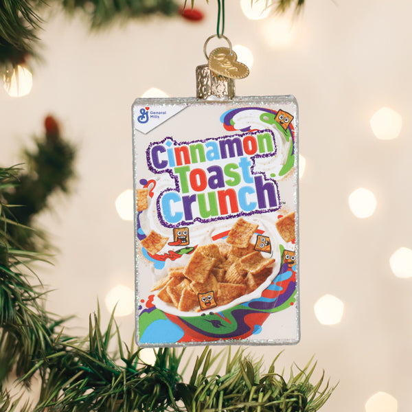 Old World Christmas: Cinnamon Toast Crunch Box Christmas Ornament