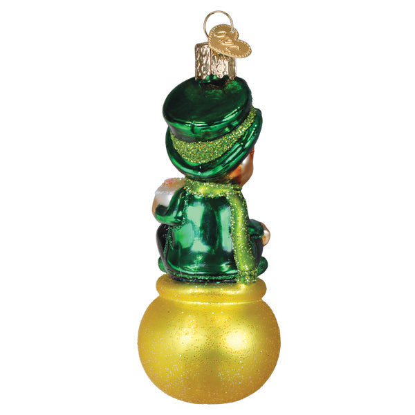 Old World Christmas: Lucky The Leprechaun Christmas Ornament
