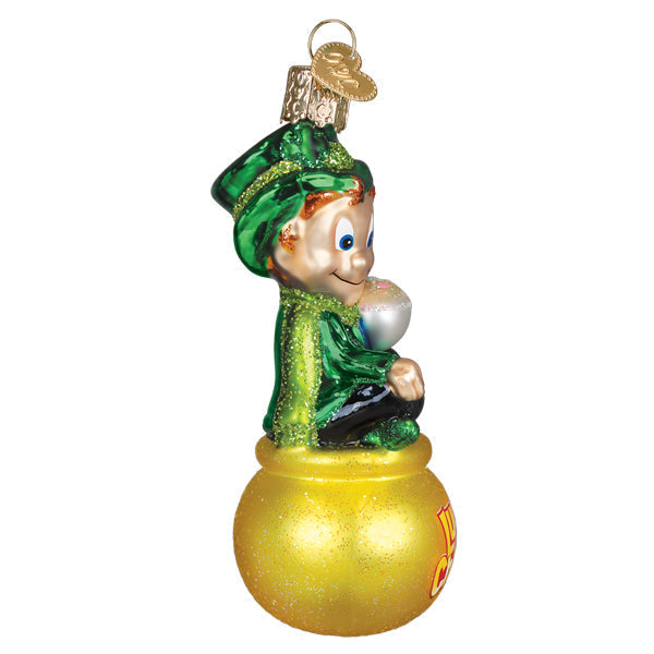 Old World Christmas: Lucky The Leprechaun Christmas Ornament